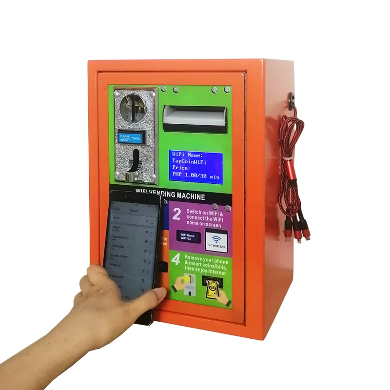 2023 New Fashion Product Self-service Top-up Kiosk for WiFi Vending