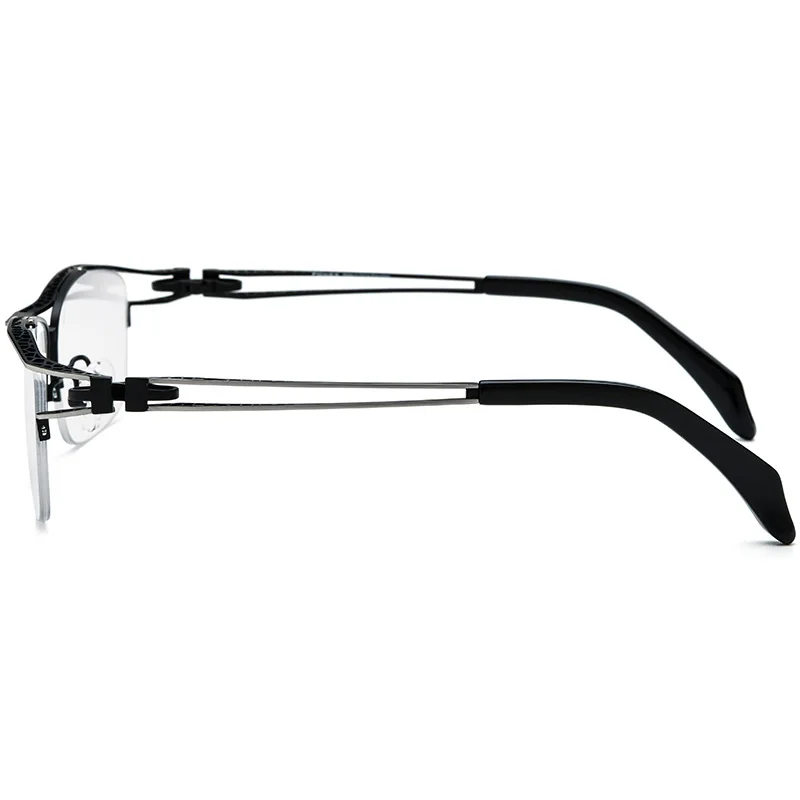 High Quality Anti-Blue Light Optical Lenses Blocking Glasses Fashion Style Aluminium Magnesium Alloy Black Brown River