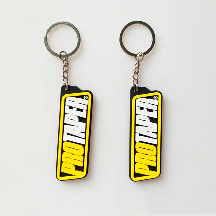 Custom 2d soft pvc keychains Personalized Soft Rubber Keyrings 3d customized Silicone Rubber Key chain