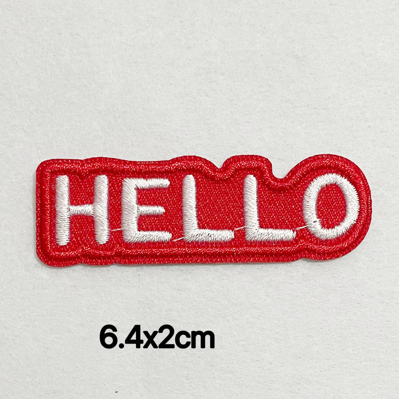 Custom Wholesale Sew Iron On Clothing Embroidery Patch Letter Personalized Embroidered Logo Patches For Clothing Clothes Hat