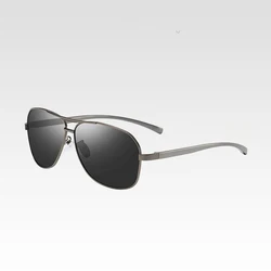 Напрямую с фабрики мужские поляризованные солнцезащитные очки из алюминия и магния 2021 ночного