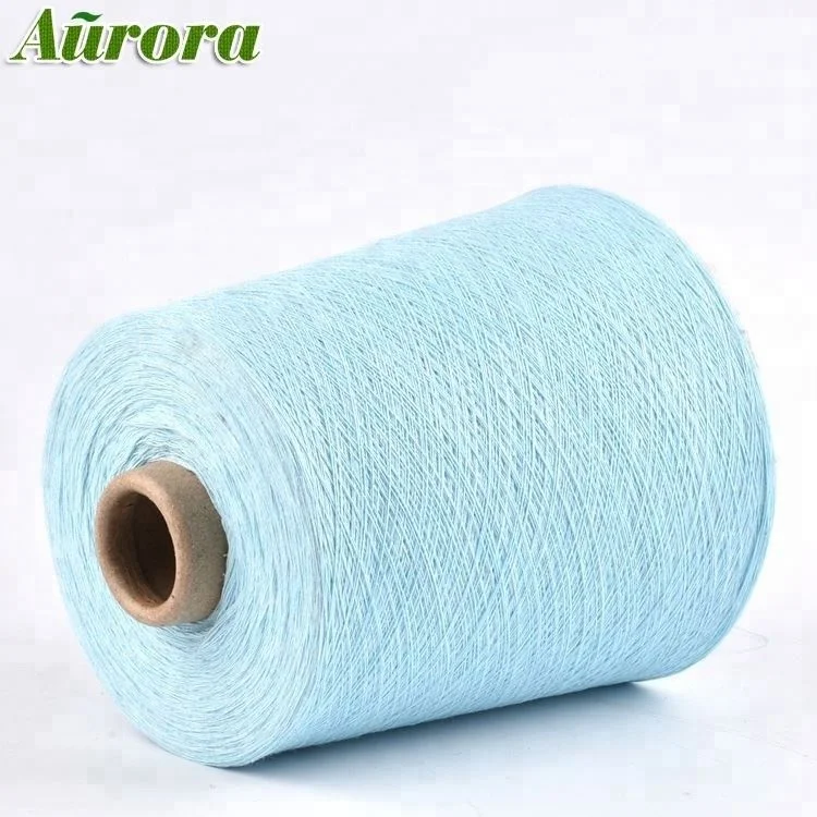 12s 20s Regenerated open end Cotton polyester blended Yarn for Knitting and Weaving ne202 ne182