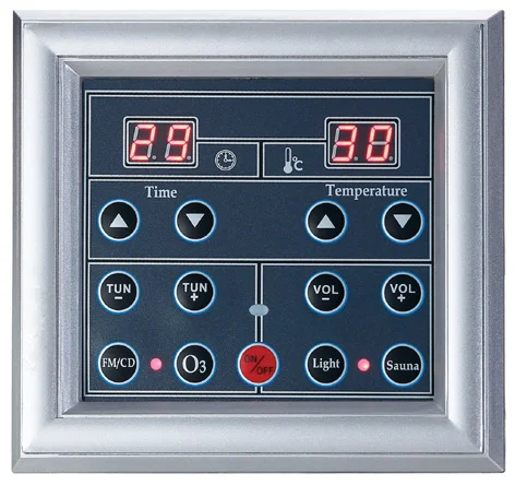 External CD Leakage Protection Dry Steam Infrared Time Setting CE TUV Sauna Room Control System Hand Touch Controller KL-106