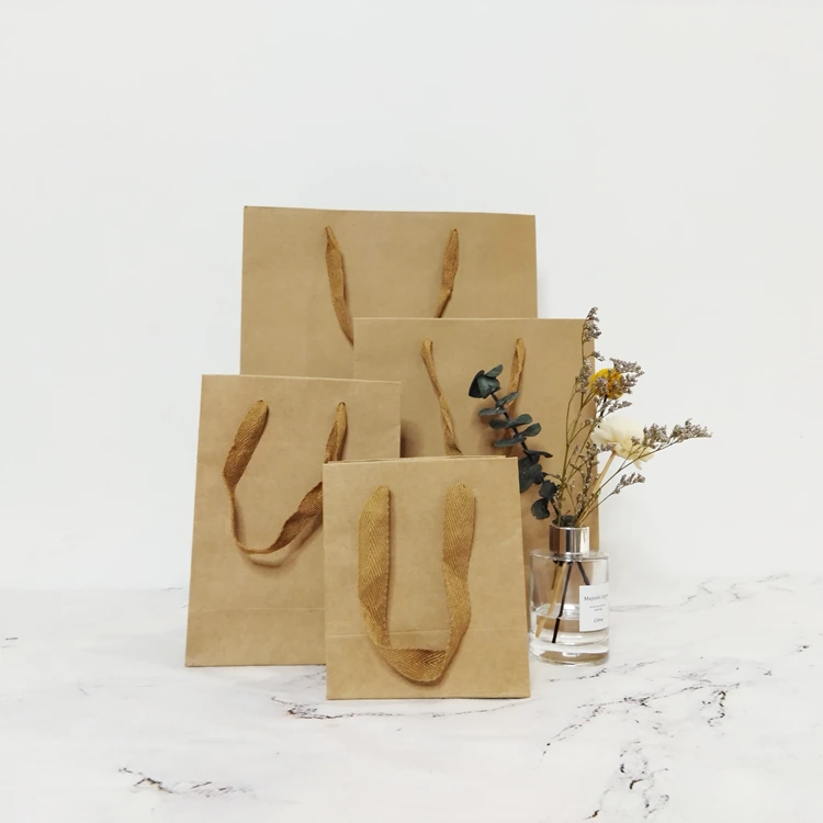 Customize Design Kraft Fancy Shopping Paper Bag Printing Gift Custom OEM Craft Gsm Item Time Industrial Surface Packaging Pcs