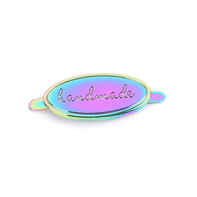 Custom Metal Tag  Zinc Alloy label brand name plate for clothing