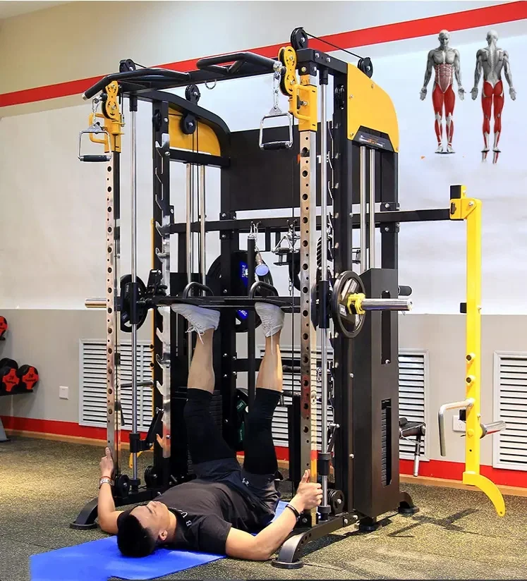  Многофункциональный Функциональный Тренажер Smith Machine стойка для
