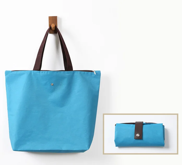 2024 hot selling Eco-friendly folding bag supermarket tote bag reusable shopping bag