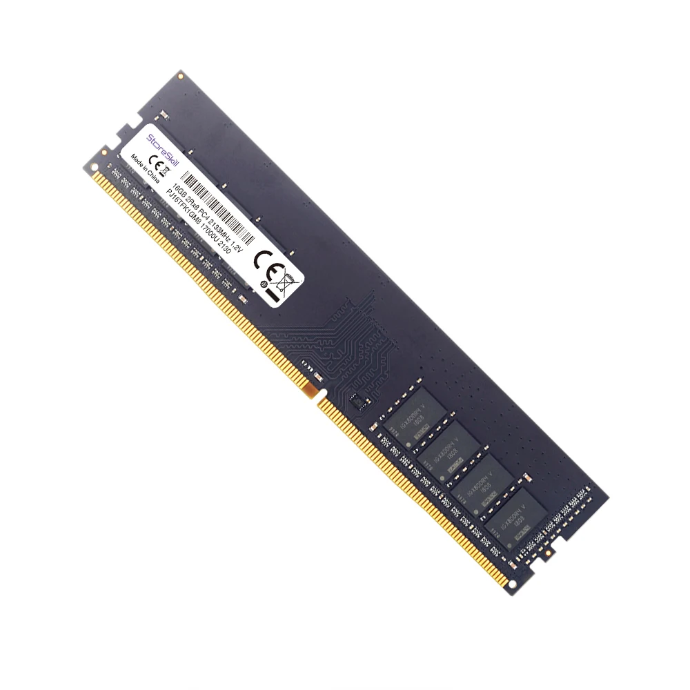 Настольная оперативная память Storeskill Ddr4 4 ГБ, 8 ГБ, 16 ГБ, 2666 МГц, ОЗУ для настольного компьютера, 240-контактный разъем Udimm 16 ГБ, 3200 МГц Ddr 4, ОЗУ для Intel Amd