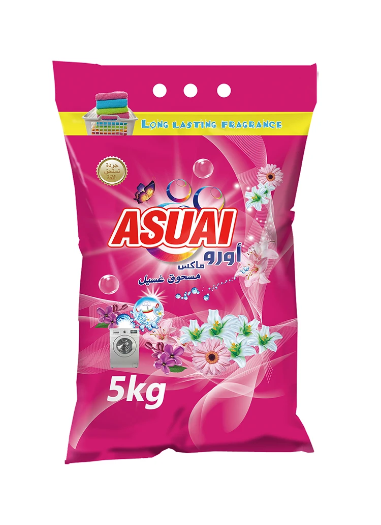 Factory Brand Eco-Friendly Laundry Detergent Powder Hand & Machine Washable Perfumed Formula for Clothes Economically Priced