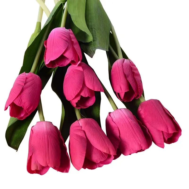 Best sell Wedding Decorative Artificial Flowers Bulk Plastic Material Faux Flowers Wedding Bouquet for Garden Decor