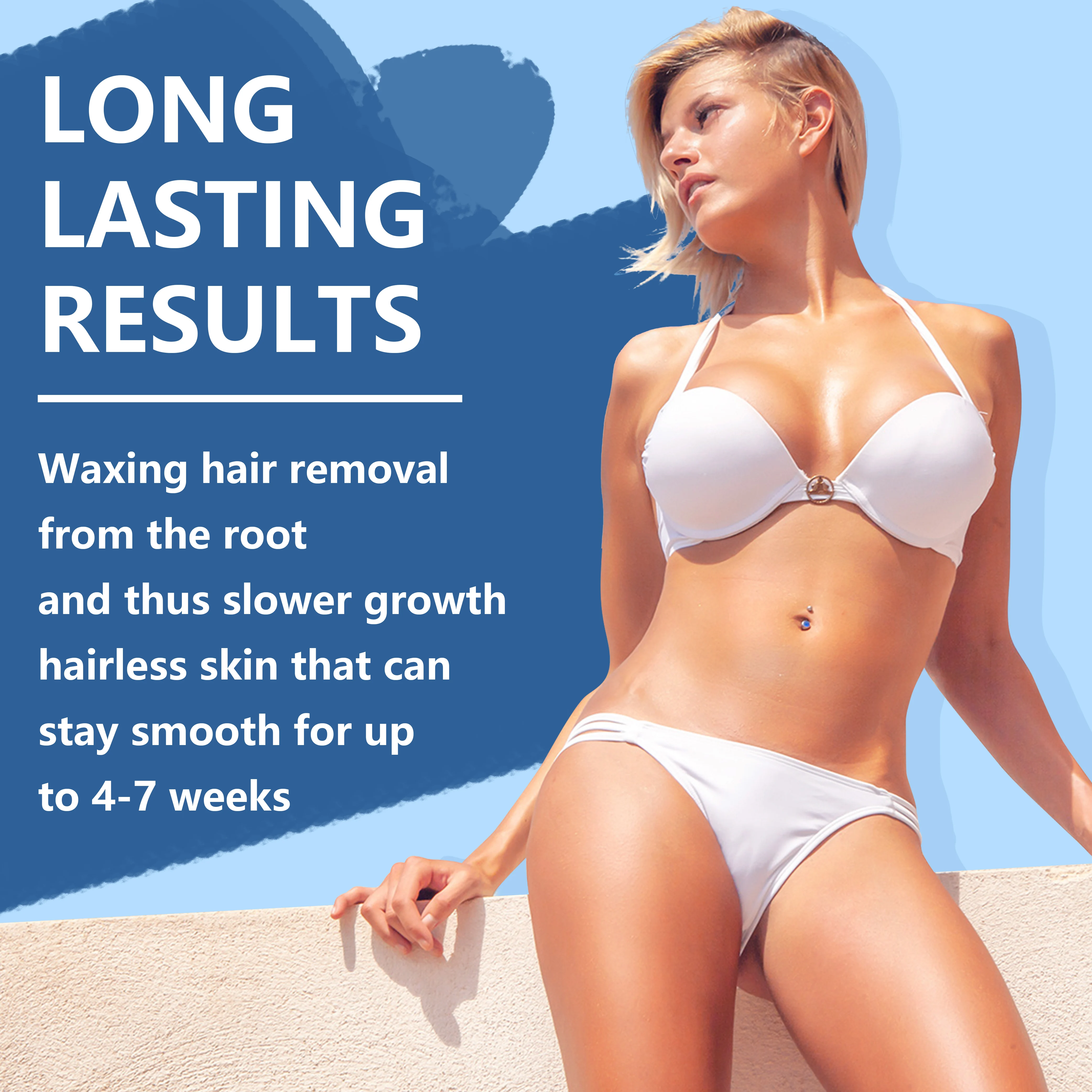 Chase Wax 100g Creamy Brazilian Private Label Hair Removal Hard Wax Beads For Body Waxing