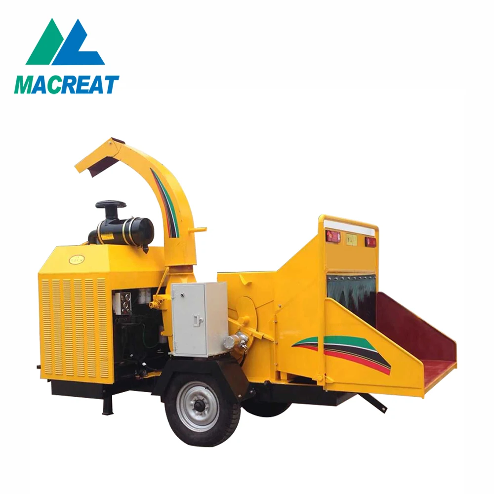 MACREAT Hot Inquiry wood crusher machine and Mobile wood chipper mobile industrial LDBC1000