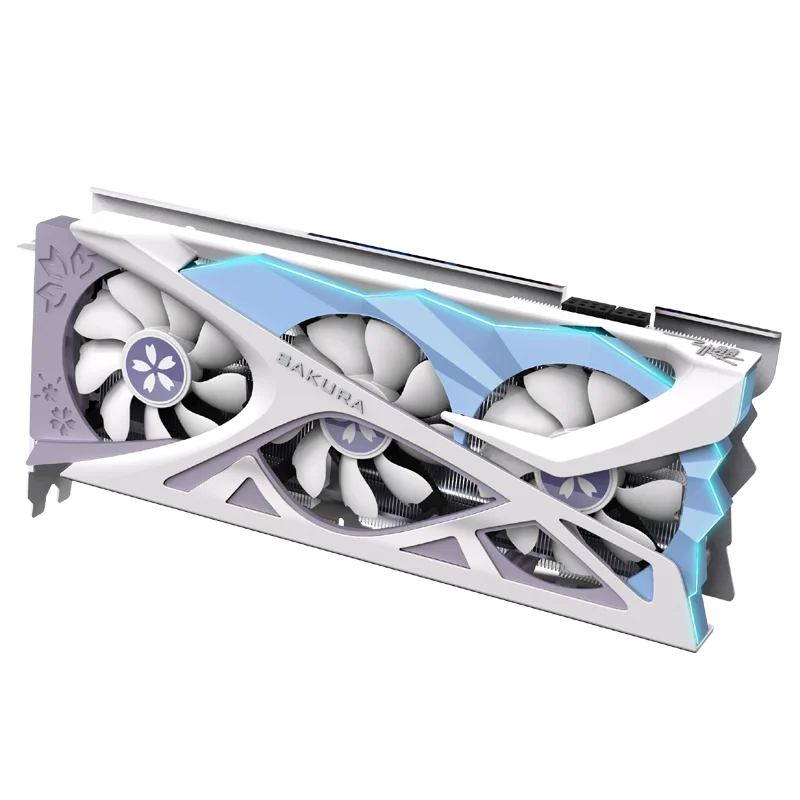 Фирменная Новинка YESTON SAKURA RX6750XT-12GD6 видеокарту украшенное мозаикой из драгоценных камней 12 Гб GDDR6 RX6750 XT видеокарты