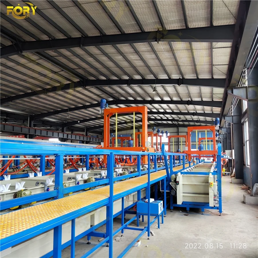 Linyi Fory zinc electroplating equipment /metal electroplating machinery/electro plating machine