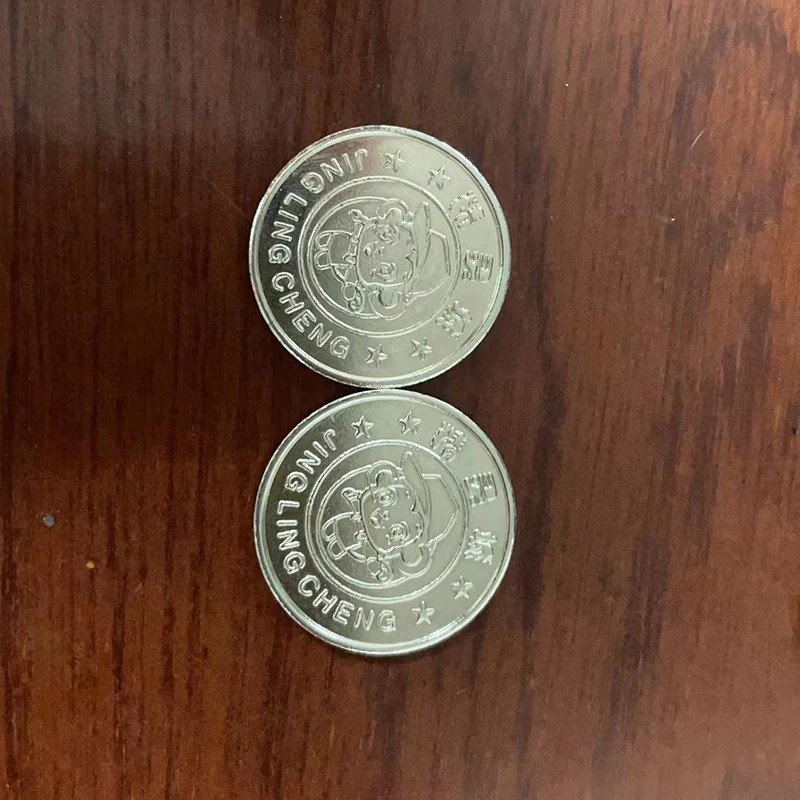 New Design Custom OEM Metal Brass Gold Silver Arcade Game Coin Token For Sale