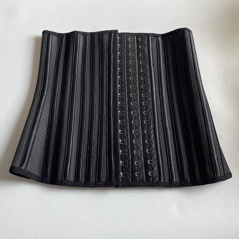 Top Seller Wholesale Women Corset XS-6XL Plus Size Breathable 3 Hooks 29 Steel Bones Latex Waist Trainer