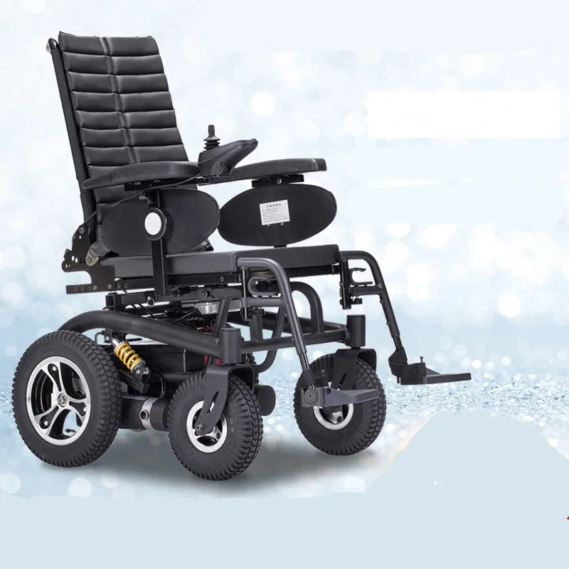 electromagnetic brake excellent obstacle crossing wheelchair electric power wheelchair for disabled handicap wheelchair- SWC01