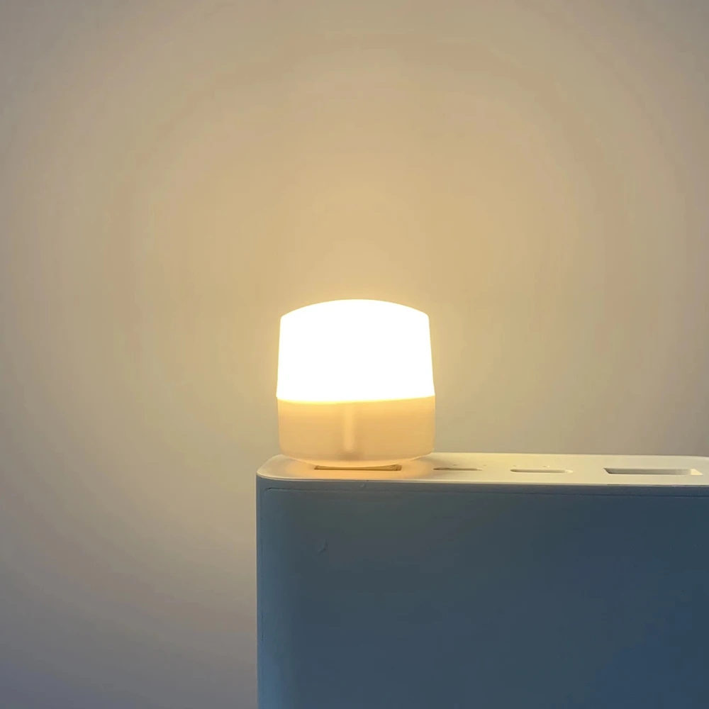 Energy Saving Multipurpose Mini Portable LED USB Plug Night Light Bulb for Laptop Dormitory