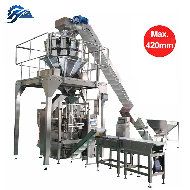 Machine for weighing and packaging of fresh fruit and vegetables with label