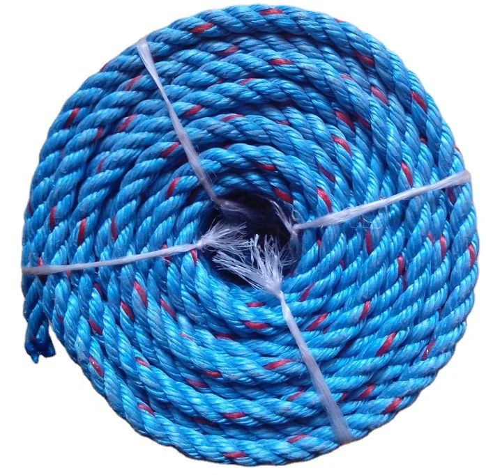 3 strands twisted pp danline rope for marine rope