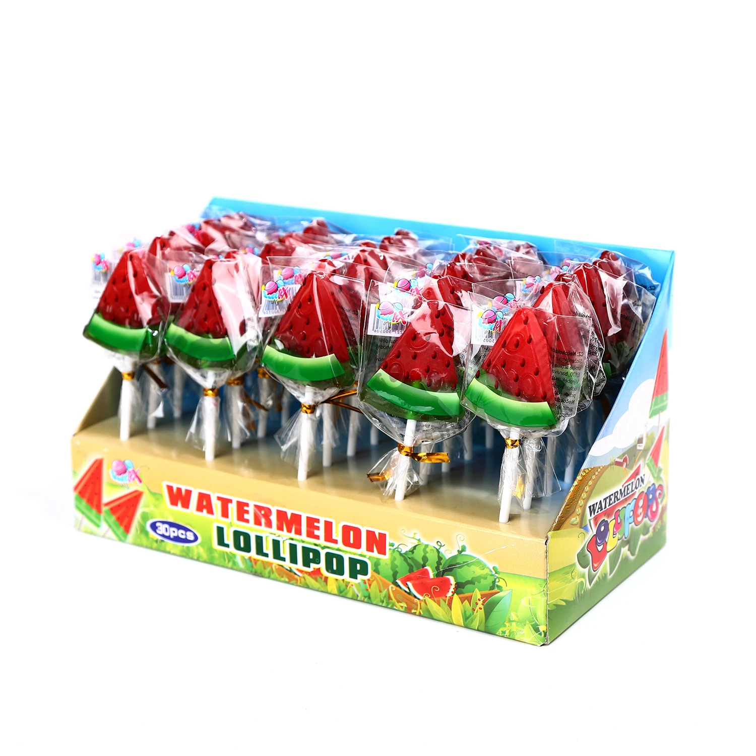 candy manufacturer watermelon hard candy sweet lollipop decorative candies sweet candies on sale