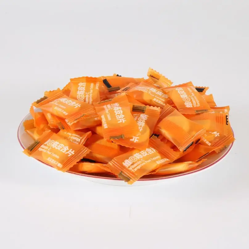 
Factory direct sales Vitamin C Tangerine Bulk colorful packaging candy casual snacks 