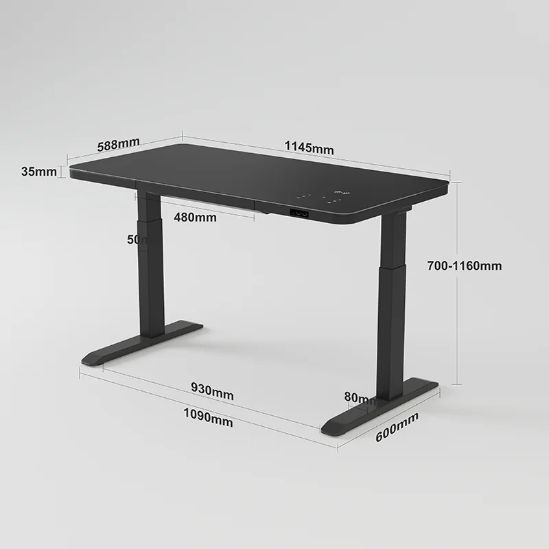 Electrical lifting Office Workstation Tables Office Project Height Adjustable Computer Standing Desk Manufacturer Factory Price