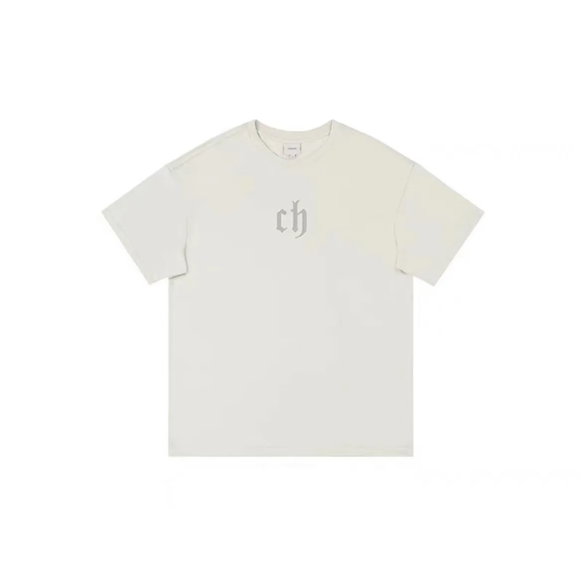 Heavy Weight Black Color Custom Graphic Tee Shirts Combed Cotton Mock Neck Tshirts