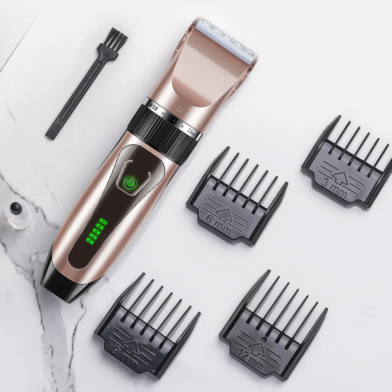Factory Supply Rechargeable Men Clippers Barber Professional Hair Trimmer Hair Clippers