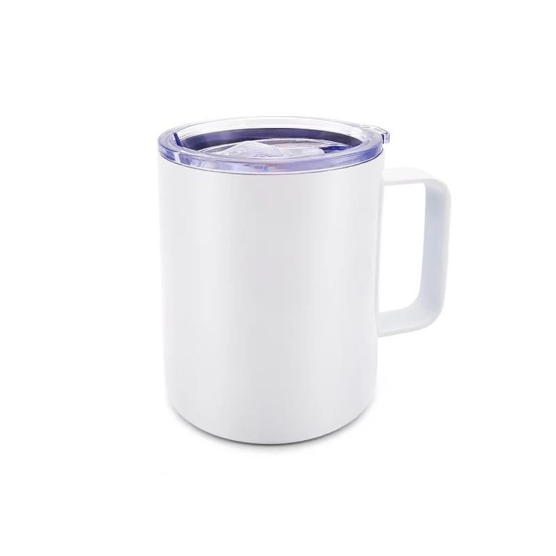 12 oz sublimation straight  stainless wine tumbler custom logo coffee mugs wholesale steel cup with lid