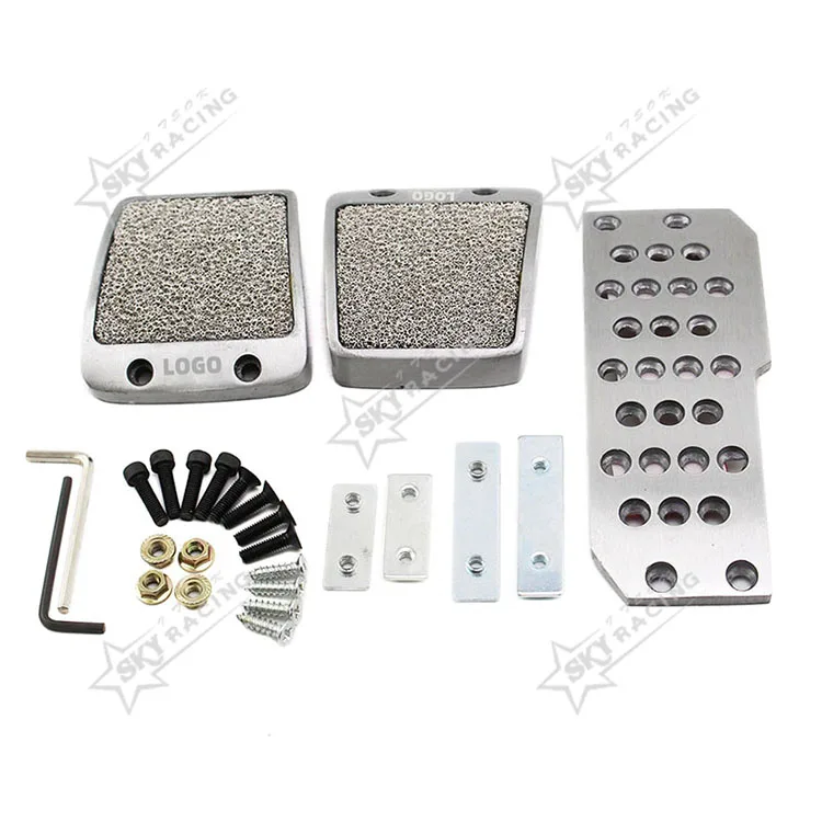 Pedals JDM MT AT Car Footrest Auto Accelerator Brake Automobiles Clutch Foot Rest Pedal Pad For Honda Accord Civic CRX Del Sol