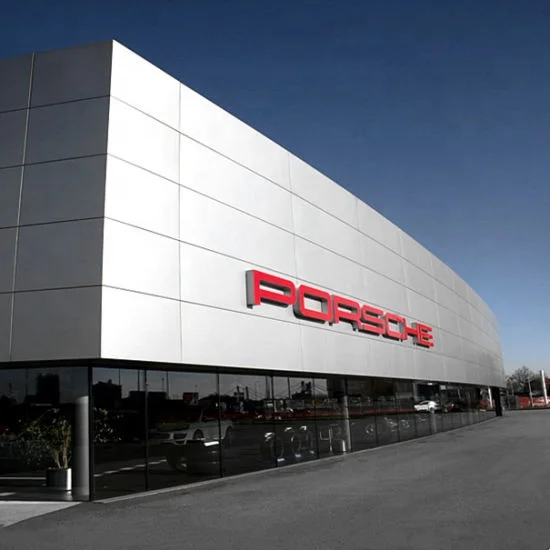 2mm to 6mm Indoor outdoor wall panel cladding materials ACP sheets for gas station competitive price