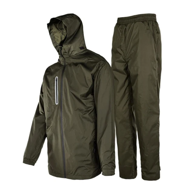 Customized Hooded Rain Wear Waterproof Motorcycle Rain Suit