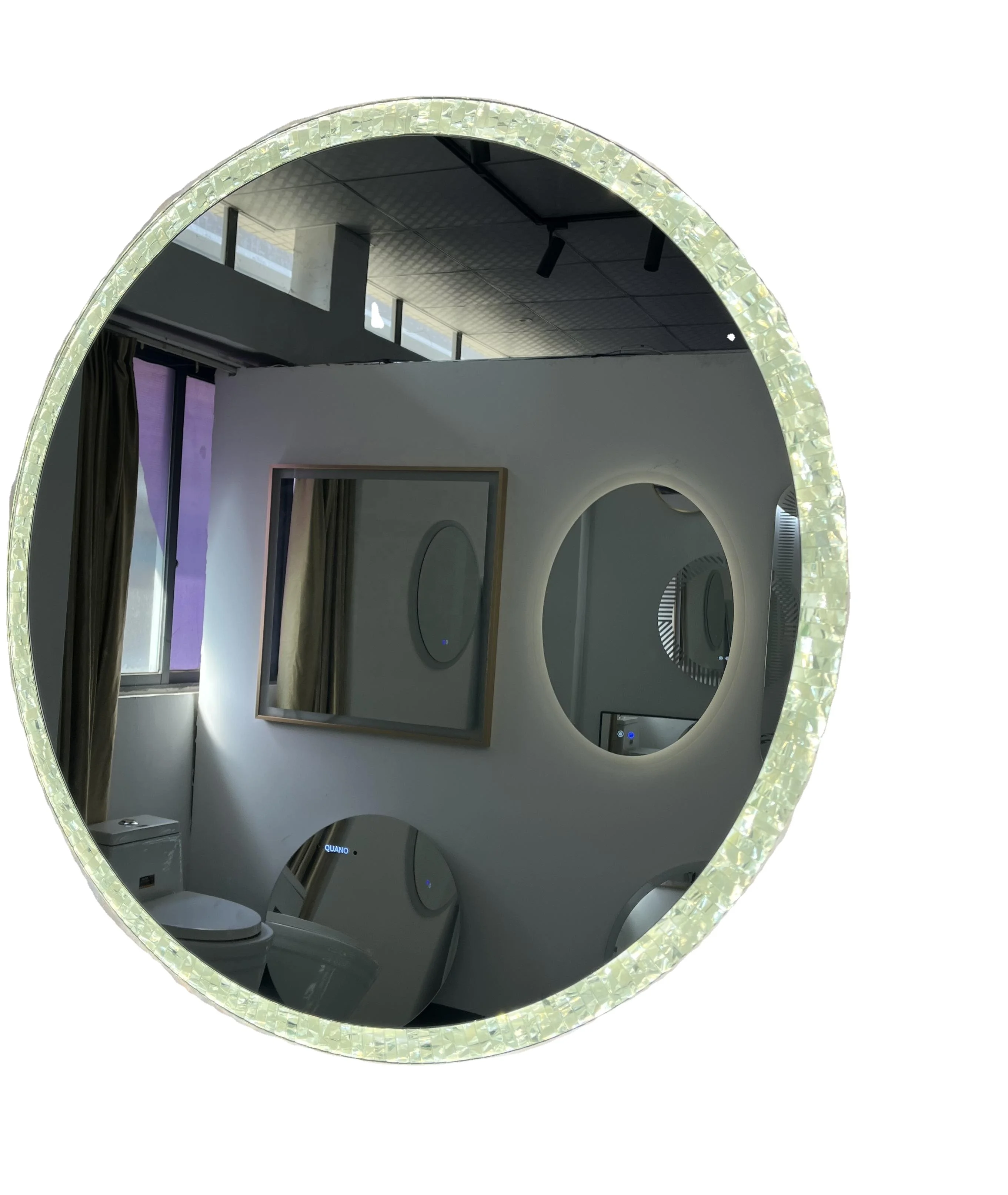 RGB Round Smart espejo Modern Design Bath peili Luxury Style spiegels LED Bathroom Mirror With Light