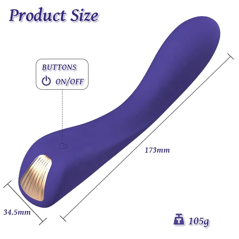 Elegant design g spot vibrator for women with 10 vibration modes dildo massager G&C stimulation sex toys for women