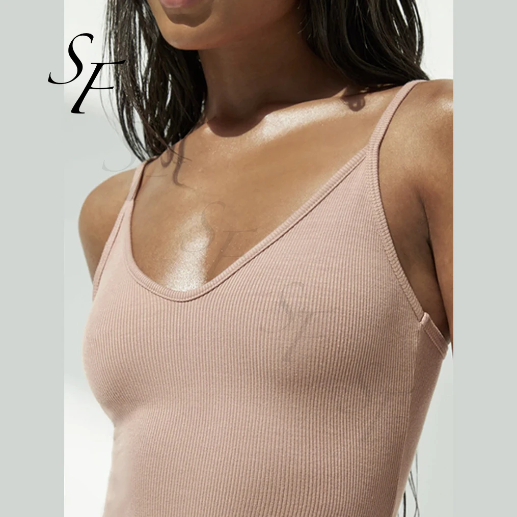 Casual Summer rib knit women Sleeveless lady sexy One Piece Fitness Tight dresses for women