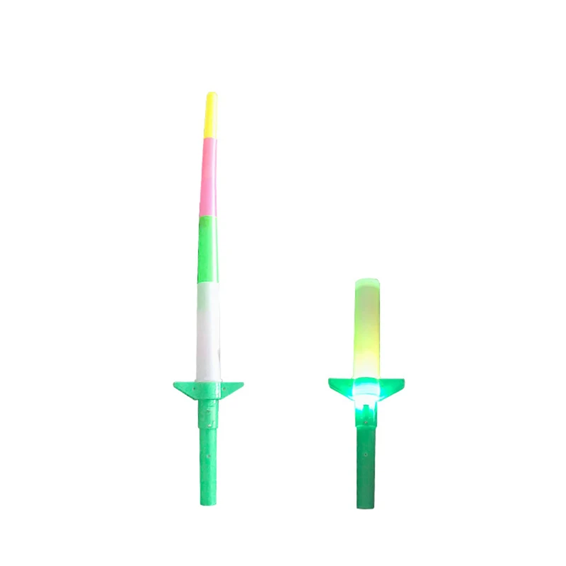 Cheap Plastic Folding Led Sword Wand Toy Multicolor Flashing Light Up Colorful