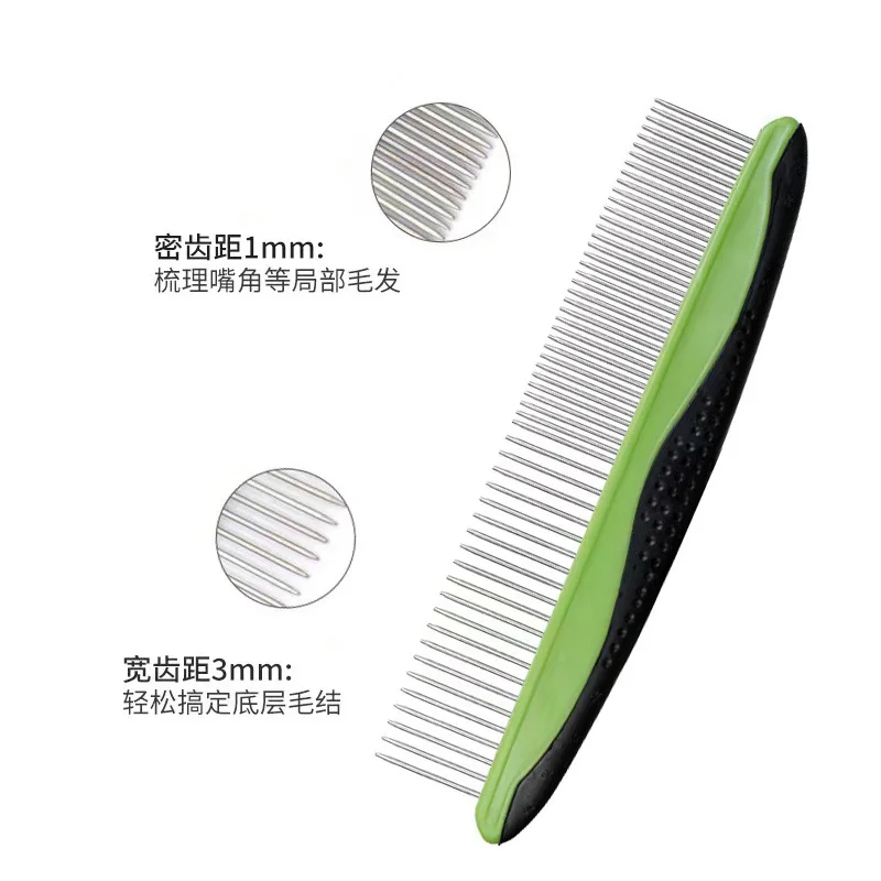 Stock fine tooth dog comb pet comb for lice and nits dog cat lice and flea remove combs bath cleaning tools