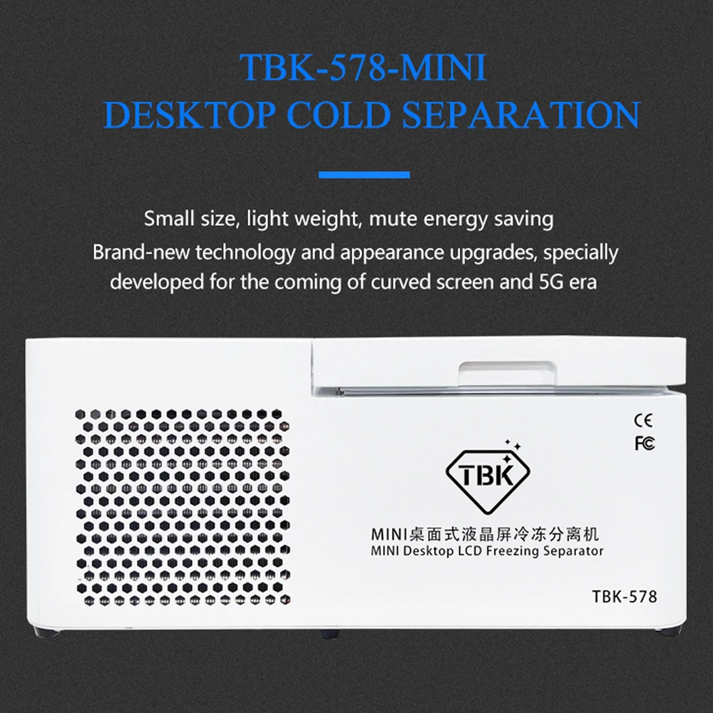 Newest TBK 578 Mini 800w -185 Degree Lcd Mini Separator Freezer Lcd Separating Machine