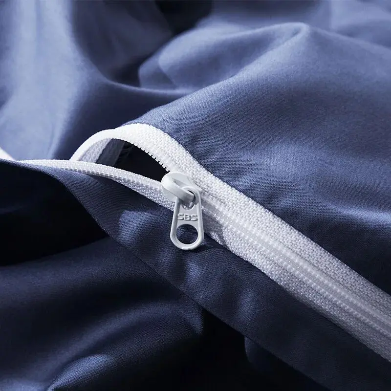 Factory wholesale 4-piece set five-star hotel bed products pressed edge craft bed sheet and quilt set 100 cotton bedding set