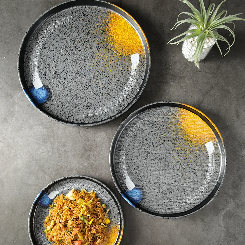 Wholesale dinner plates japanese plato melamina high quality melamine sushi dishes restaurant tableware