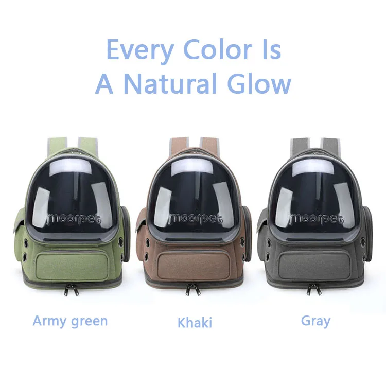 Airline-Approved Small Pets Puppies Bunny Cat Carrier Backpack Travel Bubble Dog Backpack Carrier