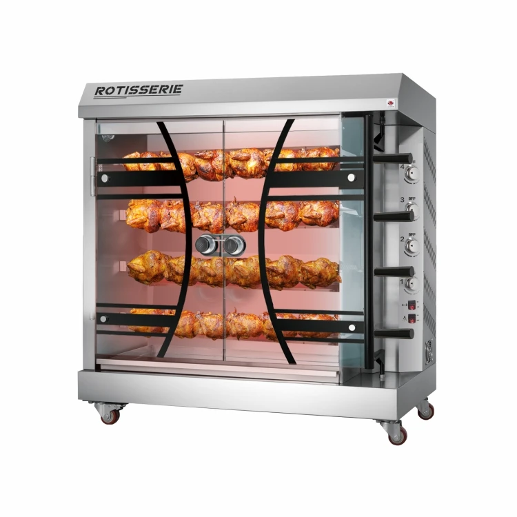 Restaurant Equipment Grill Machine Commercial Rotisserie Chicken Gas Rotisserie Oven