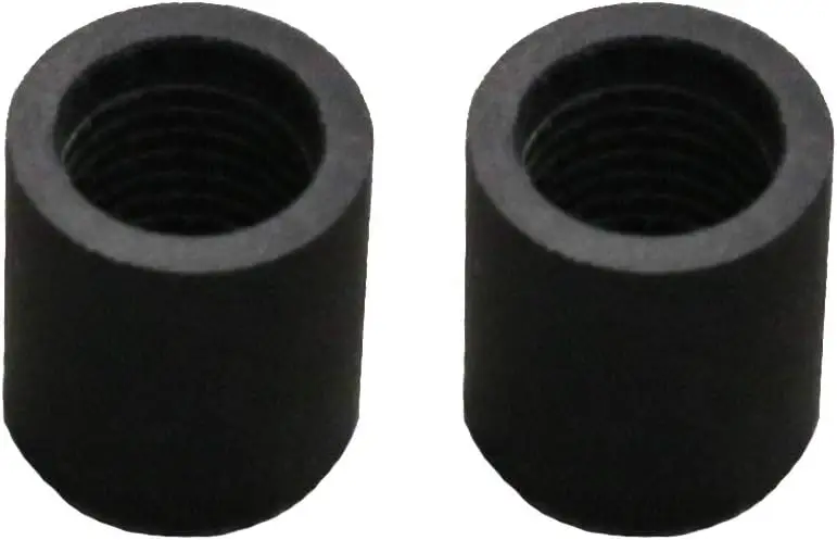 Cueelf Professional Bakelite Pool Cue Ferrule Billiard Cue Stick Ferrules 2Pcs