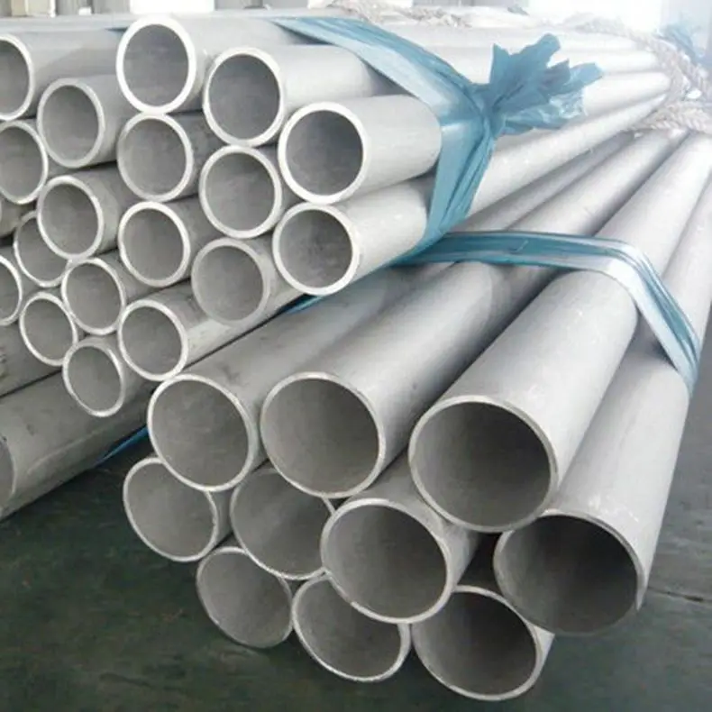 Hot Rolled Seamless Silver Surface Stainless Steel Round Pipe