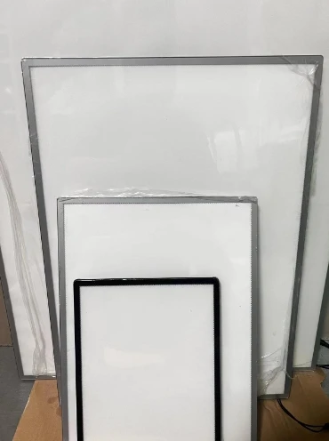 Ad LED Poster Frame For Restaurant&Cinema Marketing Products Led Advertising Light Box Aluminum Frame Tempered Glass Light Boxes
