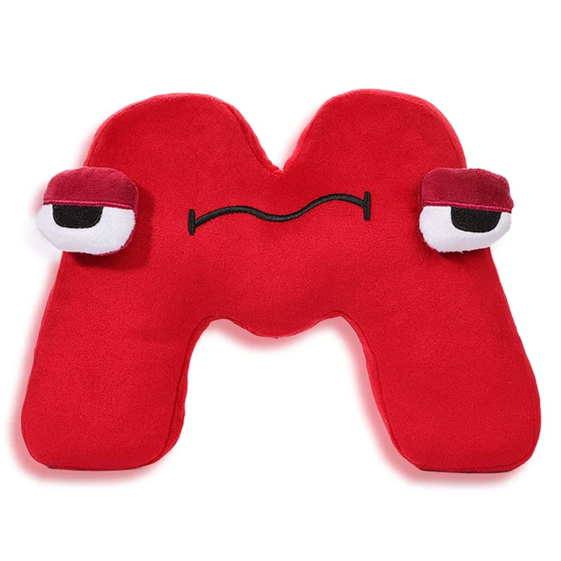 Cartoon Alphabet Plushies Cute Baby Educational Soft Toys Stuffed Animal Alphabet Letter Plush Toys Cuddly Toys