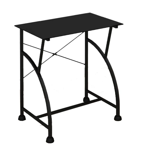 
Simple office Desk Metal Furniture Glass Computer Desk 