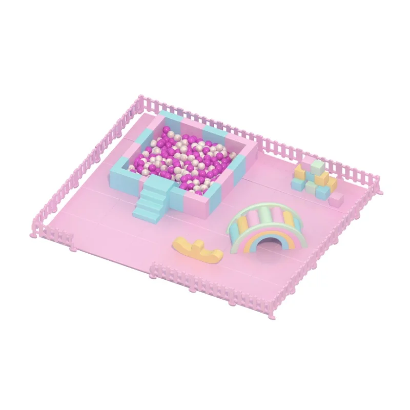 honeycomb maze indoor soft slide playground kids soft play equipment