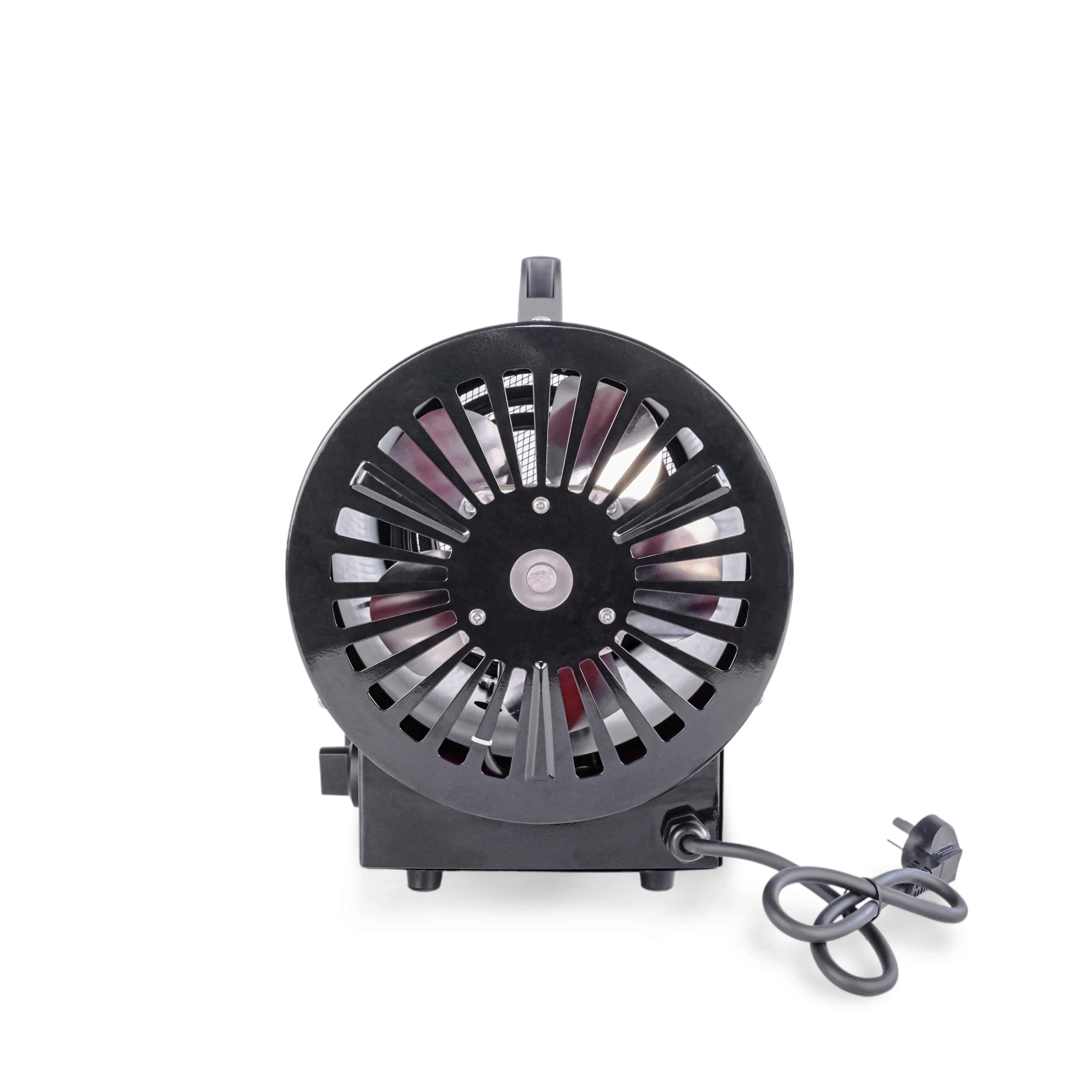 Горячая Распродажа портативный Электрический обогреватель вентилятора с стальной трубкой 2 кВт обогреватели горячего воздуха для ворот